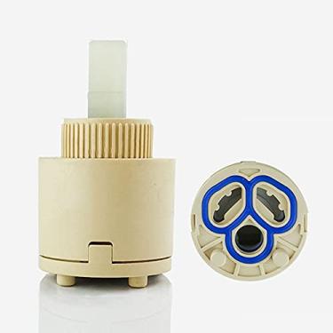 Imagem de Cartucho de torneira misturadora de substituição de cartucho de disco de cerâmica, torneira interna quente e fria, válvula de pia de banheiro para torneira de cozinha de banheiro