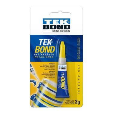Imagem de Cola Adesiva Instantânea Tek Bond Blister 2G - Tekbond