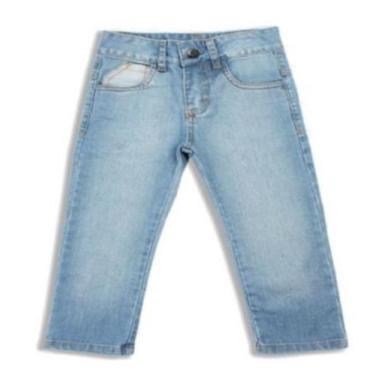 Imagem de Calça Jeans Com Lavagem Clara - Bicho Molhado -  Cor: Azul/Claro Taman