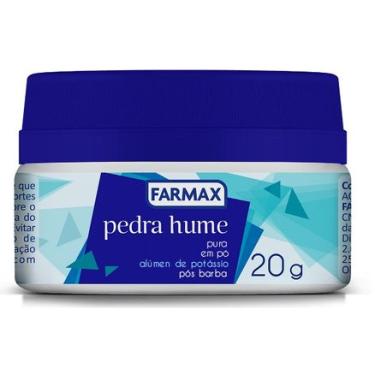 Imagem de Pedra Hume Pura Pó Farmax 20g FARMAX