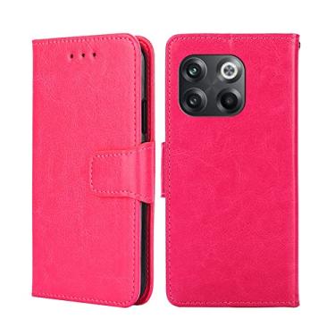 Imagem de YUNCHAO Caixa de telefone Para o OnePlus 10T Crystal Texture TEXTURA Horizontal Flip Leather Phone capa para celular