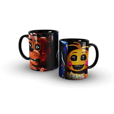 Imagem de Caneca Preta Personagens Fnaf