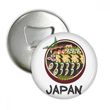 Imagem de Tradicional japonês saboroso abridor de garrafas de sushi ímã de geladeira emblema multifuncional
