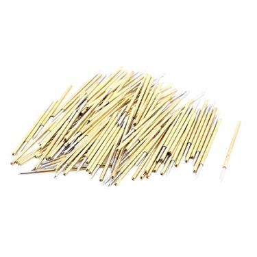 Imagem de Unique Bargains P100-B 1.36mm Dia 32mm Length Spear Tip Metal Spring Test Probe Pin 100pcs