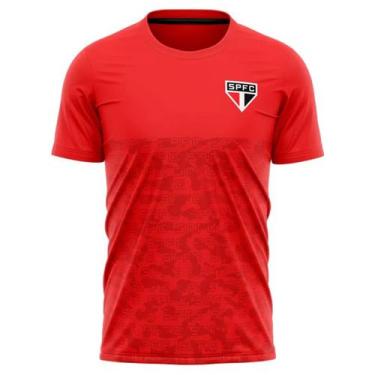 Imagem de Camiseta Braziline Raise São Paulo Masculino - Vermelho