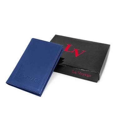 Imagem de Carteira Slim Pequena Couro Le Voyage Masculina Cartões Cnh