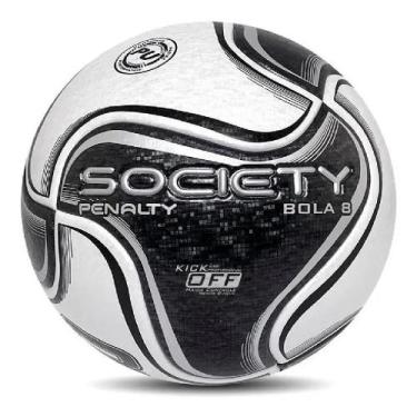 Imagem de Bola Penalty Society Bola 8 X - Branco / Preto
