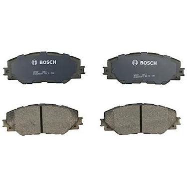 Imagem de Bosch BP1211 QuietCast Conjunto de pastilhas de freio de disco semimet lico premium para Pontiac: 2009-10 Vibe; Scion: 2016 iM, 2011-16 tC; Toyota: 2017 Corolla iM, 2009-13 Matrix, 2016-17 Mirai, 2006-18 RAV4; Frontal