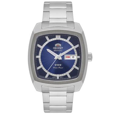 Imagem de Relógio ORIENT masculino analógico azul quadrado F49SS031 D1SX
