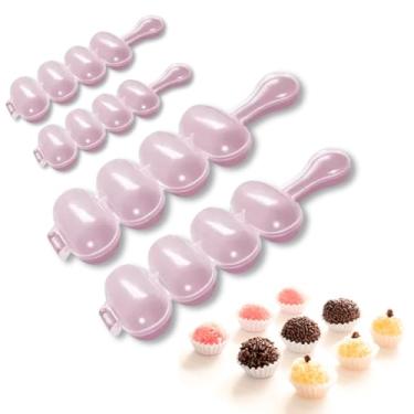 Imagem de Kit 4 Formas Boleadores Molde para Brigaeiro Gourmet Doces Sushi Bolinho de Arroz