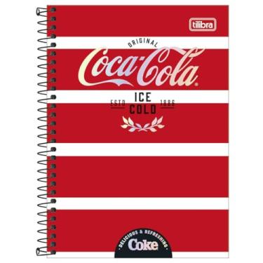 Imagem de Caderno 1/4 Coca-Cola 80 Folhas Tilibra 1044404