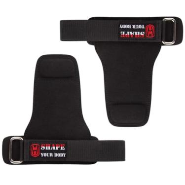 Imagem de luva hand grip competição academia musculação cross training luva palmar (preto)