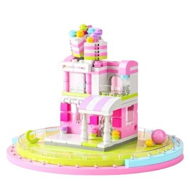 Imagem de Decoração de Quarto Infantil Faça Você Mesmo Kit de Blocos de Construção Infantil, Arquitetura (Loja de Bolos)