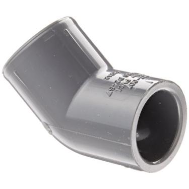 Imagem de Spears 817 Series PVC Pipe Fitting, cotovelo de 45 graus, soquete Schedule 80, 3/4"