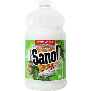 Imagem de Sanol Desinfetante Líquido Para Uso Geral Eucalipto 5 Litros Branco