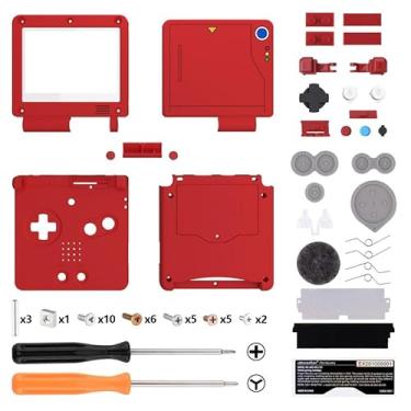 Imagem de Capa de reposição personalizada para console eXtremeRate Monster Index IPS Ready Upgrade para Gameboy Advance SP GBA SP – Compatível com IPS e LCD padrão – Console e tela não incluídos