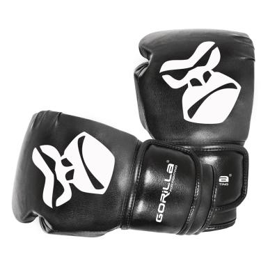Imagem de Luva de Boxe Infantil 06 Oz- Treino boxe - Luva Boxe para Criança - Luva Muay Thai Infantil - Luva de Boxe Muay Thai - Par de Luvas de Boxe - Cor: Preto - Gorilla