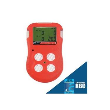 Imagem de Detector 4 Gases Digital Oxigênio Monóxido Carbono Sulfeto Hidrogênio Usb Software Dg-500 Portátil Com Certificado Rbc