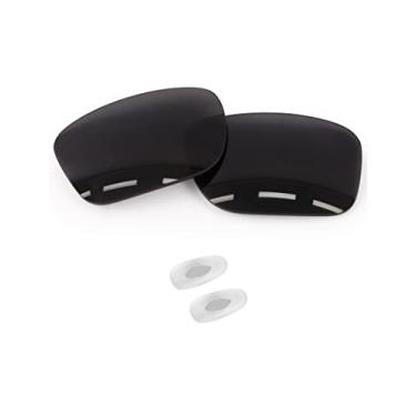 Imagem de Forobb Lentes de reposição polarizadas e peças de nariz para óculos de sol RayBan RB4263-55 mm - preto carbono - policarbonato polarizado