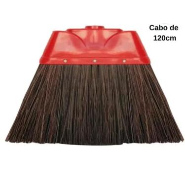 Imagem de vassoura piaçava natural com cabo