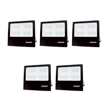 Imagem de Refletor Led Avant 200W 6500k Bivolt Preto 5 Unidades