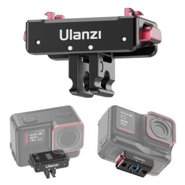 Imagem de Ulanzi Suporte de liberação rápida, encaixe magnético de 2 pinos e rosca de 1/4 para Insta360 x5/ACE/ACE PRO, orifício de parafuso de 1/4 para tripé dobrável