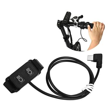 Imagem de BL02/BL03/BL06 Luz de bicicleta, controle remoto, suporte de farol de bicicleta, fio, interruptor remoto, luz de aviso de controle de fio, drive-by-wire