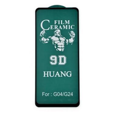Imagem de Película de Ceramica Gel 9d Protetora de Tela anti-riscos queda Compatível com Moto G04s