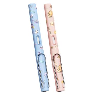 Imagem de Joucien Lápis sem tinta grafeno sem afiação - Não é fácil quebrar - lápis de esboço e desenho para estudantes - lápis azul + amarelo lápis + [4 pontas + 1 adesivo] - HB