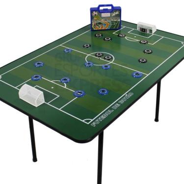 Imagem de Mesa De Futebol De Botão 2 times Completos e Maleta Klopf-Unissex