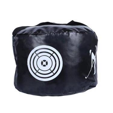 Imagem de Fancyes Saco de impacto de golfe, ferramenta de prática, treinador de balanço de golfe, saco de quebra para homens, mulheres, iniciantes de golfe, acessórios, PRETO