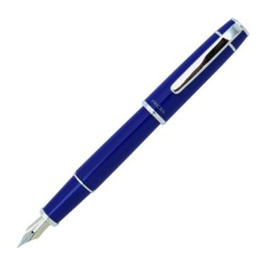 Imagem de Pilot Caneta tinteiro de corpo azul royal com ponta média Prera (FPR-3SR-RB-M)