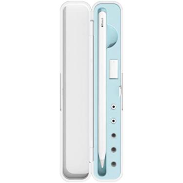 Imagem de Capa para Apple Pencil 2ª geração e 1ª geração iPencil caixa de armazenamento com tampa – Estojo para Apple Pencil – Capa protetora para iPad Pencil Case – Acessórios Apple Pencil (azul)