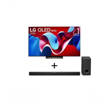 Imagem de Combo TV LG oled 55 2024 + Soundbar LG S90TY