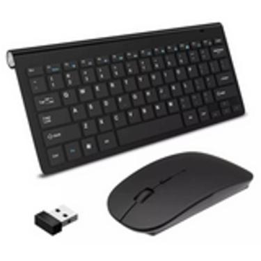 Imagem de Teclado E Mouse Sem Fio Silencioso Usb Slim 2.4ghz - Hrebos