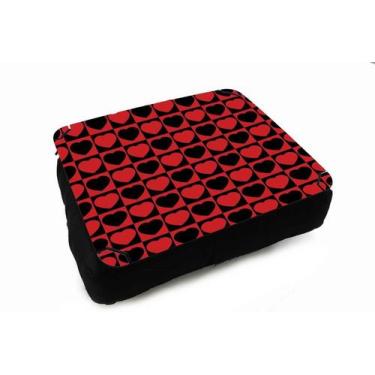 Imagem de Almofada Bandeja para Notebook Laptop Corações - Deluzz