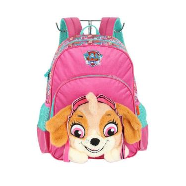 Imagem de Mochila de Costas Luxcel Patrulha Canina Rosa