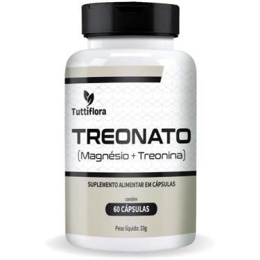 Imagem de Treonato (Magnésio + Treonina) 60 Caps Tuttiflora, Sem sabor