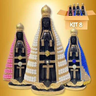 Imagem de Imagem Nossa Senhora Aparecida Kit 12 Atacado Multi Tamanhos - Europio