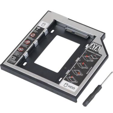 Imagem de Adaptador Caddy Para Segundo Hd Ou Ssd 9.5mm Para Notebook - OEM