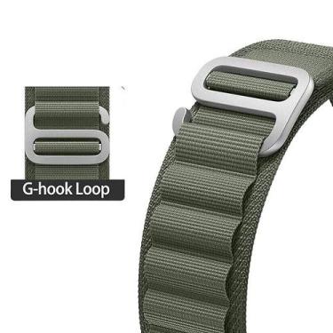Imagem de Pulseira Alpina Compatível Com Smartwatch 20mm, 22mm - Poolsy, Verde 2