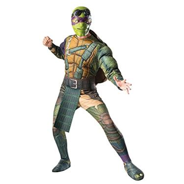 Imagem de Rubie's Fantasia masculina de luxo para adultos das Tartarugas Ninja, Conforme mostrado., Extra Large