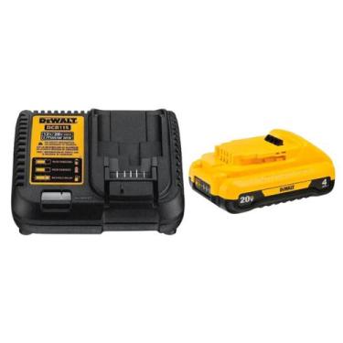 Imagem de Kit Bateria 20v 4ah Compacta + Carregador Rapido DCB115 Bivolt Dewalt