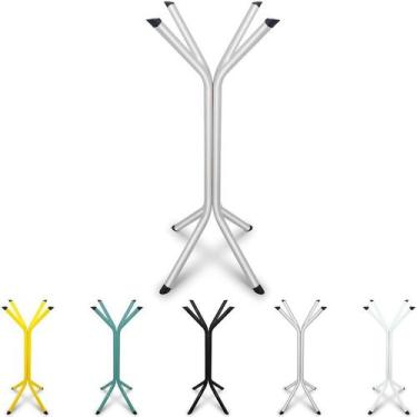 Imagem de Base de Mesa Bistro Turim para Tampos até 70cm - Genus Móveis, Prata