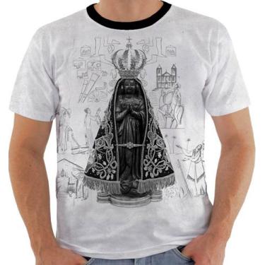 Imagem de Camisa Camiseta 4524 - Nossa Senhora Aparecida - Primus, P, Branco