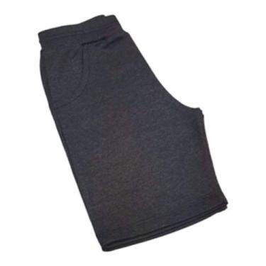 Imagem de Bermuda Moletom Infantil Juvenil Masculina Menino Shorts com Bolso - R