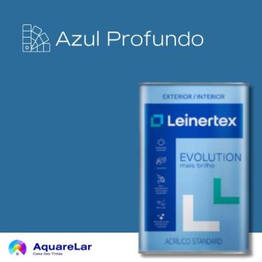 Imagem de Evolution Acrílico Leinertex Semibrilho 18L, AZUL PROFUNDO