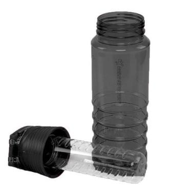 Imagem de Garrafa Squeeze Gold Sports Gym Com Infusor - 800ml, Único, Preto, Uni