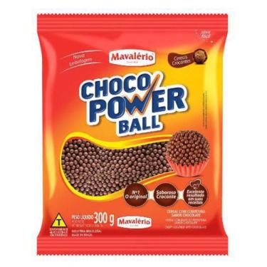 Imagem de Choco power ball micro sabor chocolate 300g - mavalerio - INDUSTRIA PR