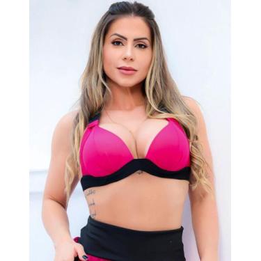Imagem de Top Feminino Fitness em Dry Fit com Bojo - Fitmoda , Rosa pink, P